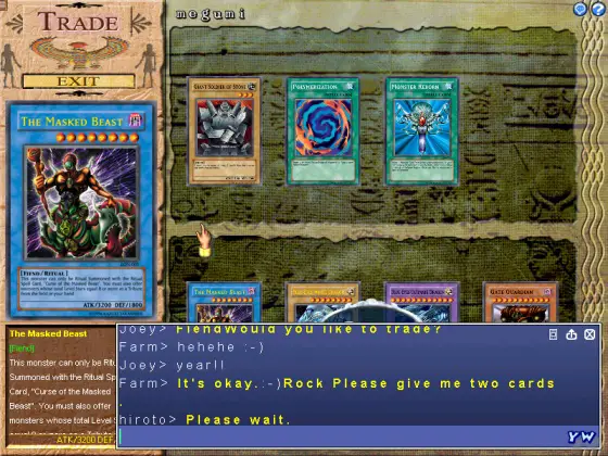 ScreenShot: YuGiOH! Online PC