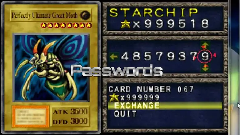 Forbidden Memories Passwords