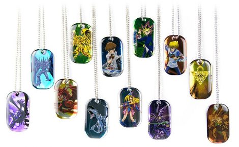 Dog tags featuring your favorite YuGiOh characters