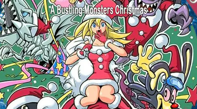 a bustling monsters Christmas