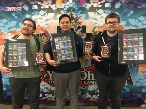 School Tournament Series at YCS Secaucus winners f  rom the University of Michigan: Michael Thomas, Evan Betzig, and Thanh Long