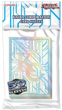 Yu-Gi-Oh! Kaiba Corporation Card Sleeves feature the KC Logo and the signature Kaiba Corporation circuitry design