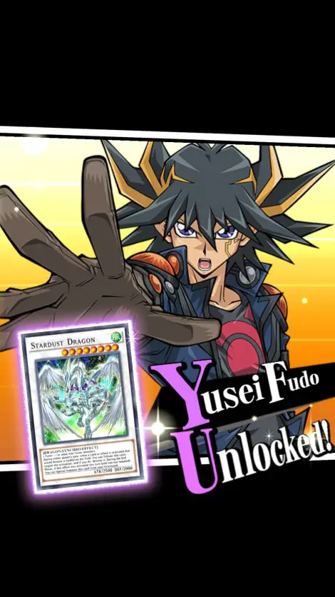 Yusei Fudo is the first duelist you unlock in 5D's