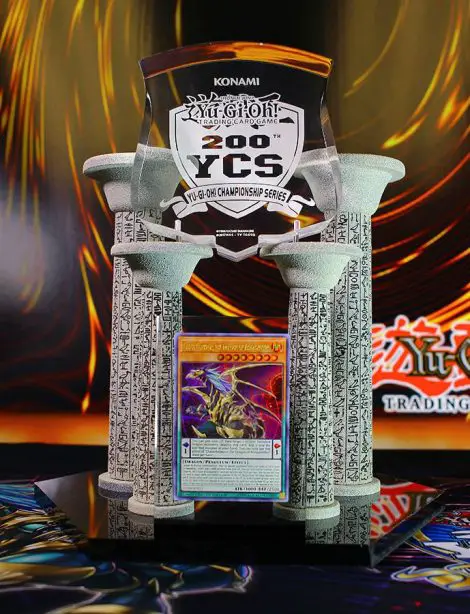 200th Yu-Gi-Oh Championship Series trophy