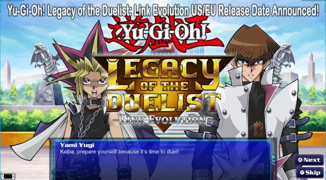 Yu-Gi-Oh! Legacy of the Duelist: Link Evolution Coming Exclusively to Nintendo Switch for the West in Summer 2019