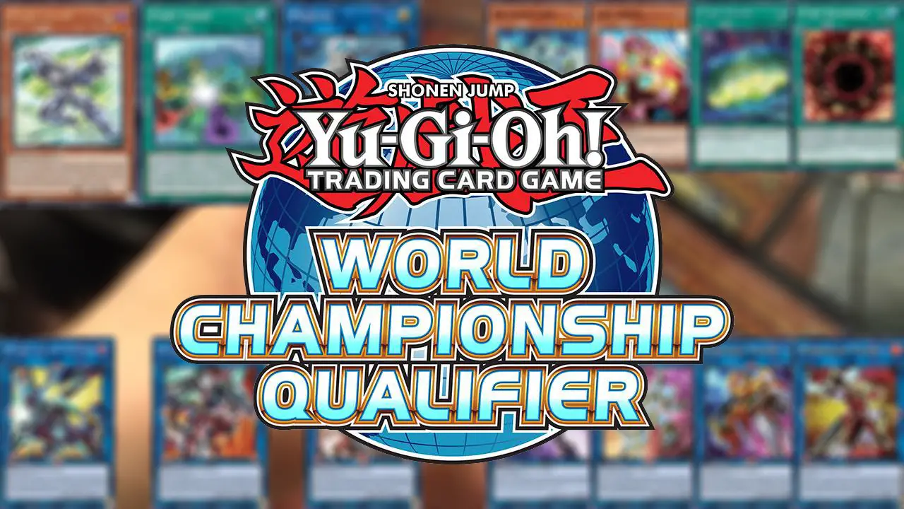 Yugioh Card Protector 100 Sleeves WORLD CHAMPIONSHIP QUALIFIER 2018 WCQ NEW