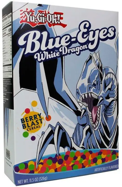 Blue Eyes White Dragon Yu-Gi-Oh Cereal