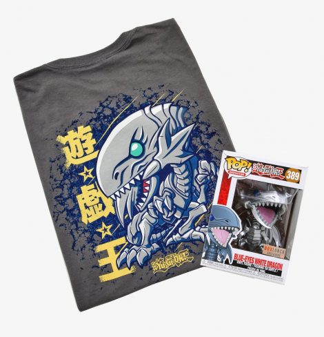 Funko Pop! Yu-Gi-Oh! Blue-Eyes White Dragon - BoxLunch Box Set 