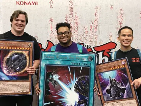 winners of the ATTACK OF THE GIANT CARD!! tournament - Saturday