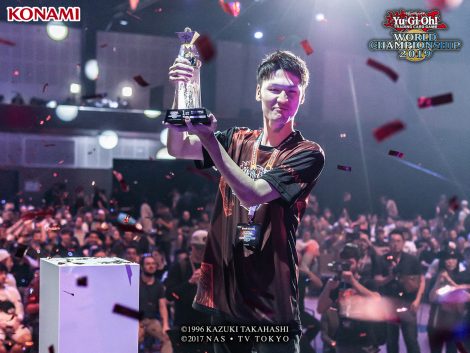 Kouki Kosaka, the winner of the Main TCG Event and Yu-Gi-Oh! World Champion.