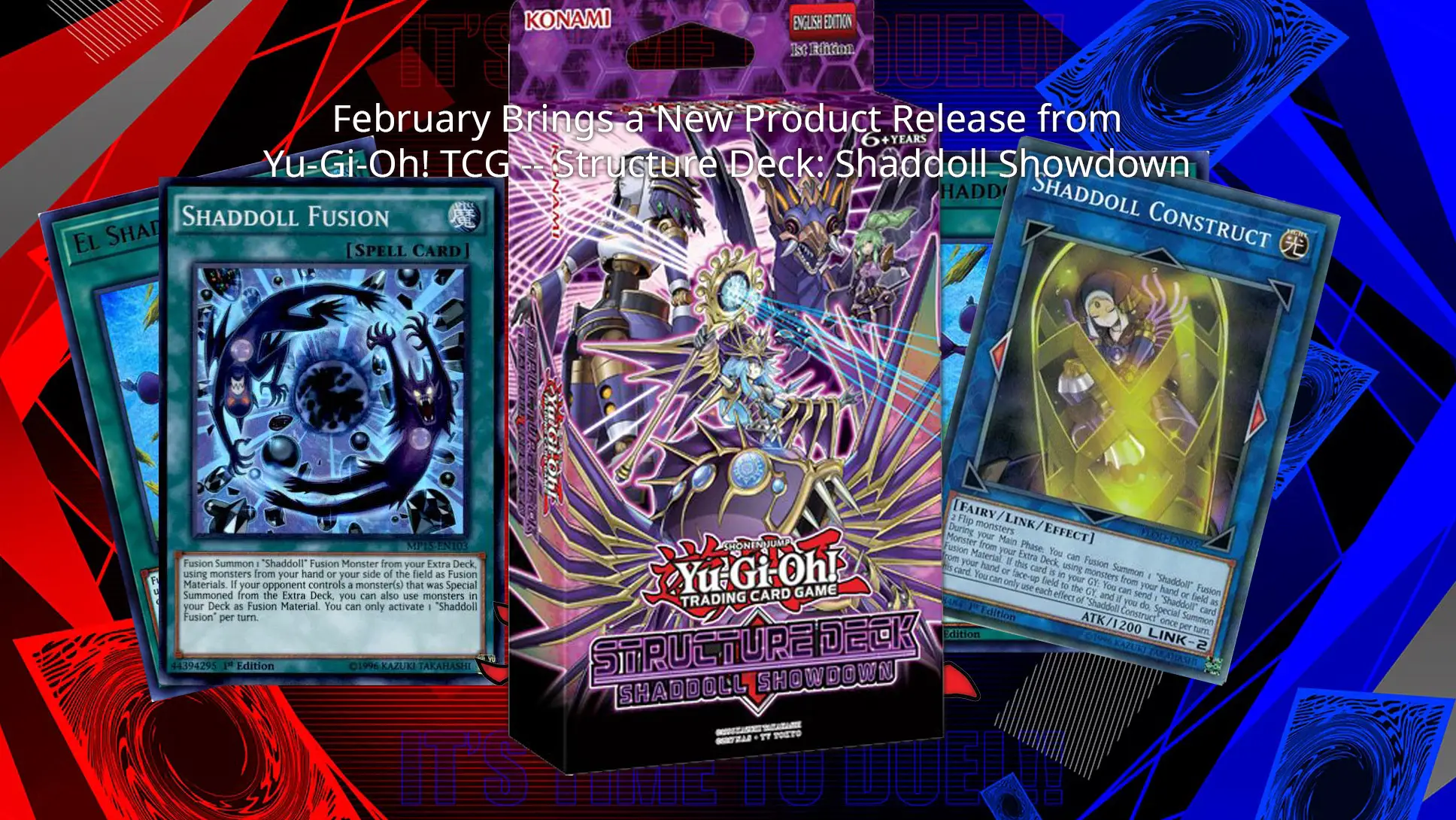 Shaddoll Showdown 1st Edition YuGiOh Brand New and Sealed Structure Deck 