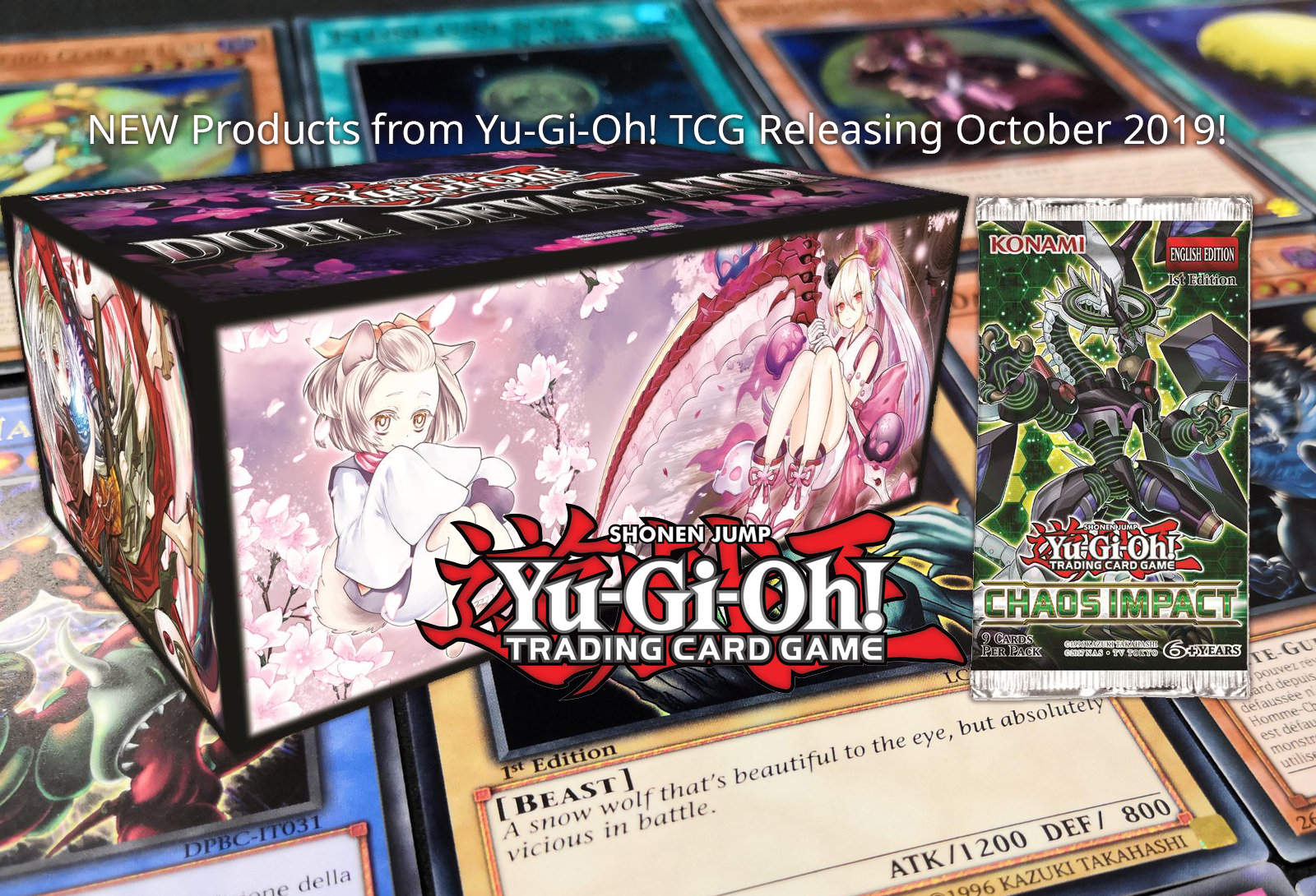 NEW Products from YuGiOh! TCG Releasing October 2019! YuGiOh! World
