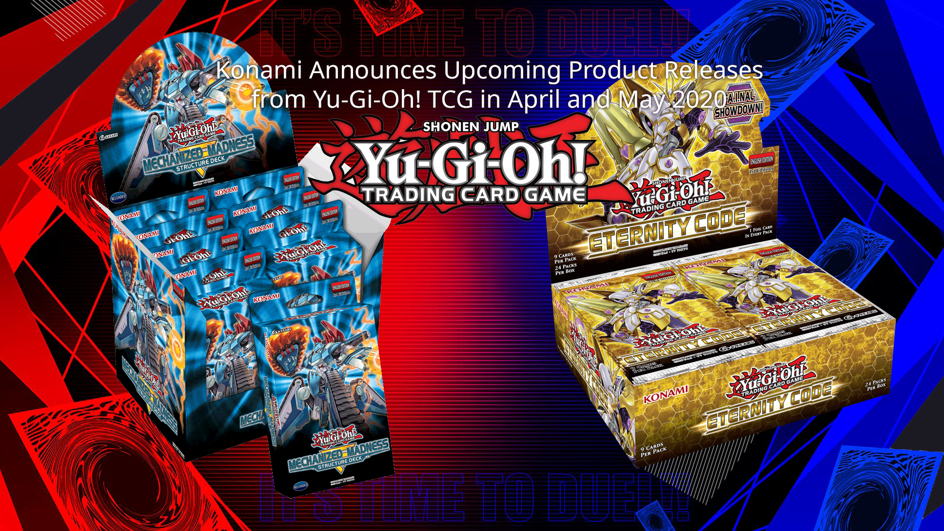 Konami Announces Product Releases from YuGiOh! TCG in April