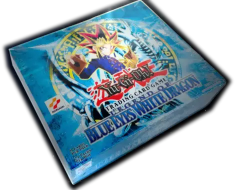 Factory-sealed display box of Legend of Blue-Eyes White Dragon Unlimited Edition