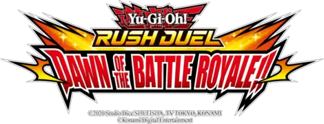 Yu-Gi-Oh! Rush Duel Dawn of the Battle Royale!! Logo EN