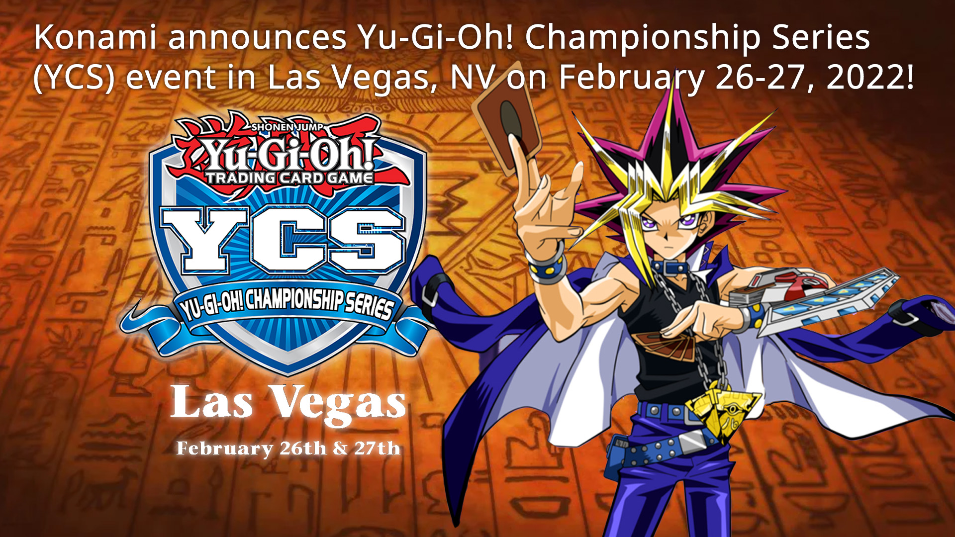 Konami announces YuGiOh! Championship Series Las Vegas 2022 (YCS
