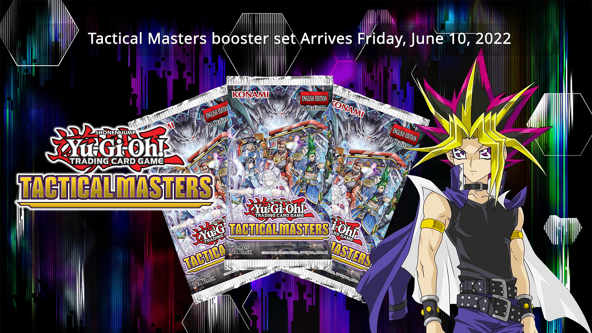 YuGiOh! TCG Tactical Masters booster set Arrives Friday, June 10