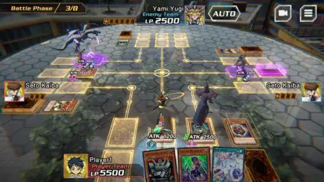 Tag Duel with characters from the Yu-Gi-Oh! series in 2vs2!