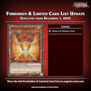 Forbidden & Limited Lists December 1, 2022