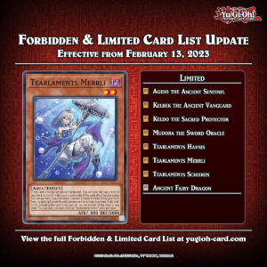 Forbidden & Limited Lists February 13, 2023 - Limited
