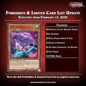 Forbidden & Limited Lists February 13, 2023 - Unlimited