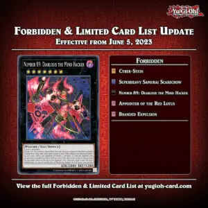 Forbidden & Limited Lists June 5, 2023 - Forbidden