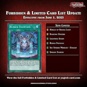 Forbidden & Limited Lists June 5, 2023 - Limited
