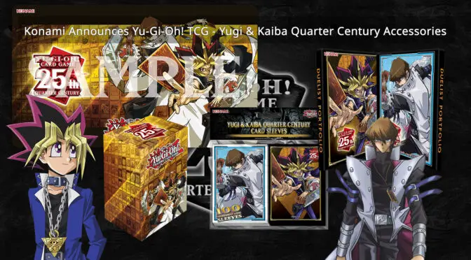 Konami Announces Yu-Gi-Oh! TCG - Yugi & Kaiba Quarter Century Accessories