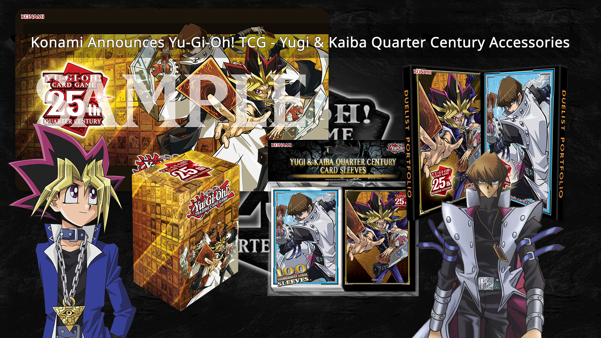Konami Announces YuGiOh! TCG Yugi & Kaiba Quarter Century