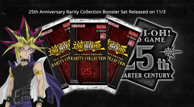 25th Anniversary Rarity Collection booster set released on 11/3