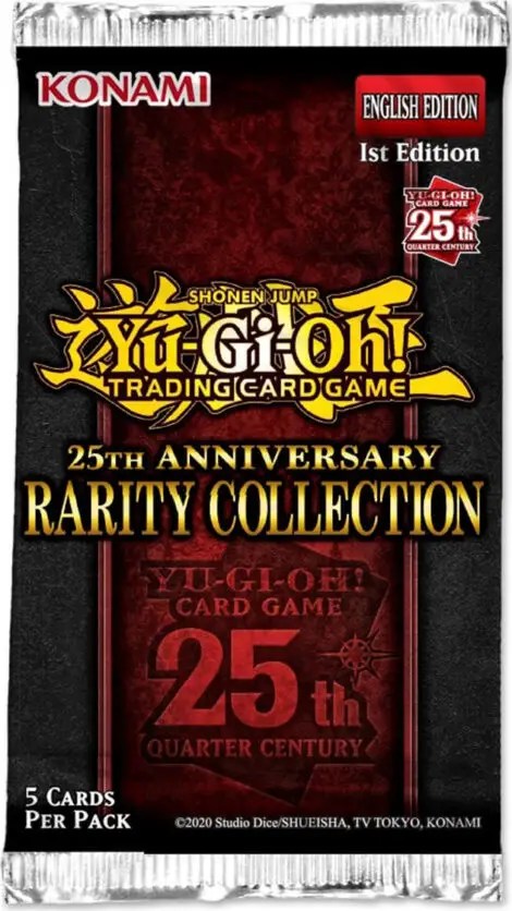 25th Anniversary Rarity Collection booster pack