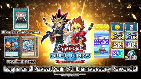 Yu-Gi-Oh! DUEL LINKS 7th Anniversary Celebration Campaign Rewards