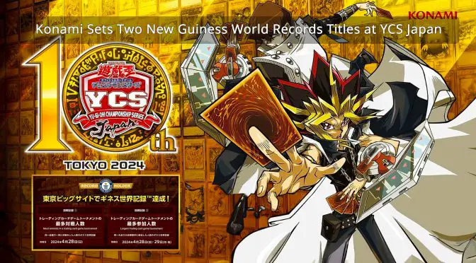 Konami Sets Two New Guinness World Records Titles at Yu-gi-oh! Championship Series Japan Tokyo 2024
