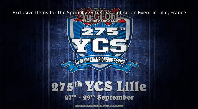Konami Reveals Exclusive Items for the Special 275th Yu-Gi-Oh! Championship Series Celebration Event in Lille, France