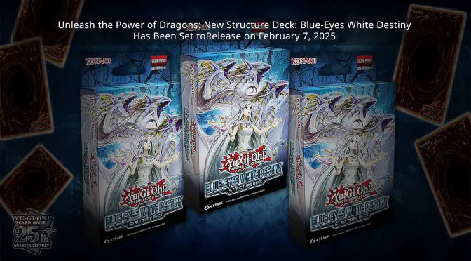 TCG - All-New Structure Deck: Blue-Eyes White Destiny in February!