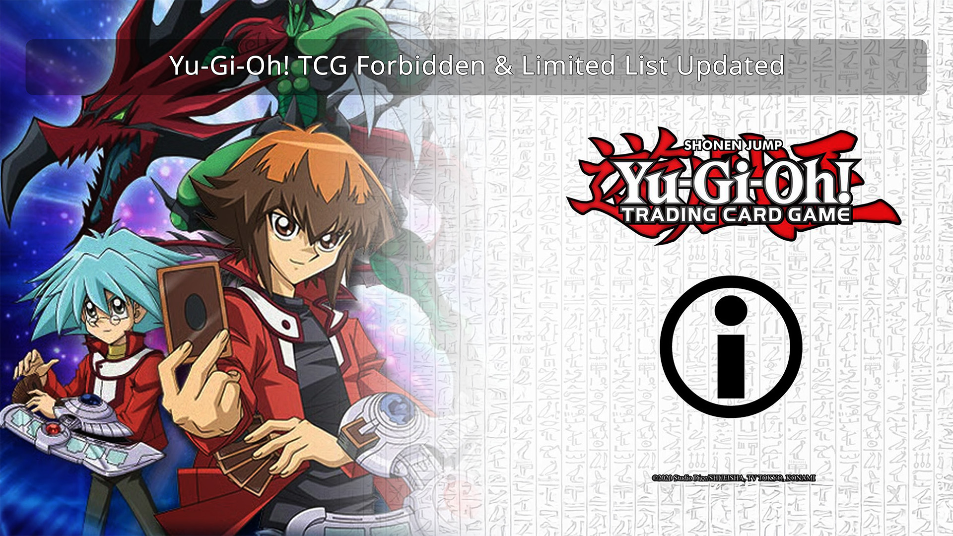 Yu-Gi-Oh! TCG Forbidden & Limited List Updated