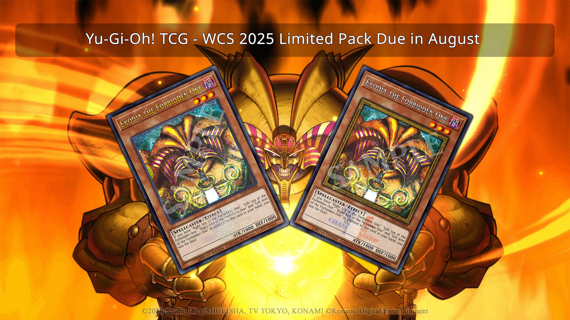 Yu-Gi-Oh! TCG - WCS 2025 Limited Pack Due in August