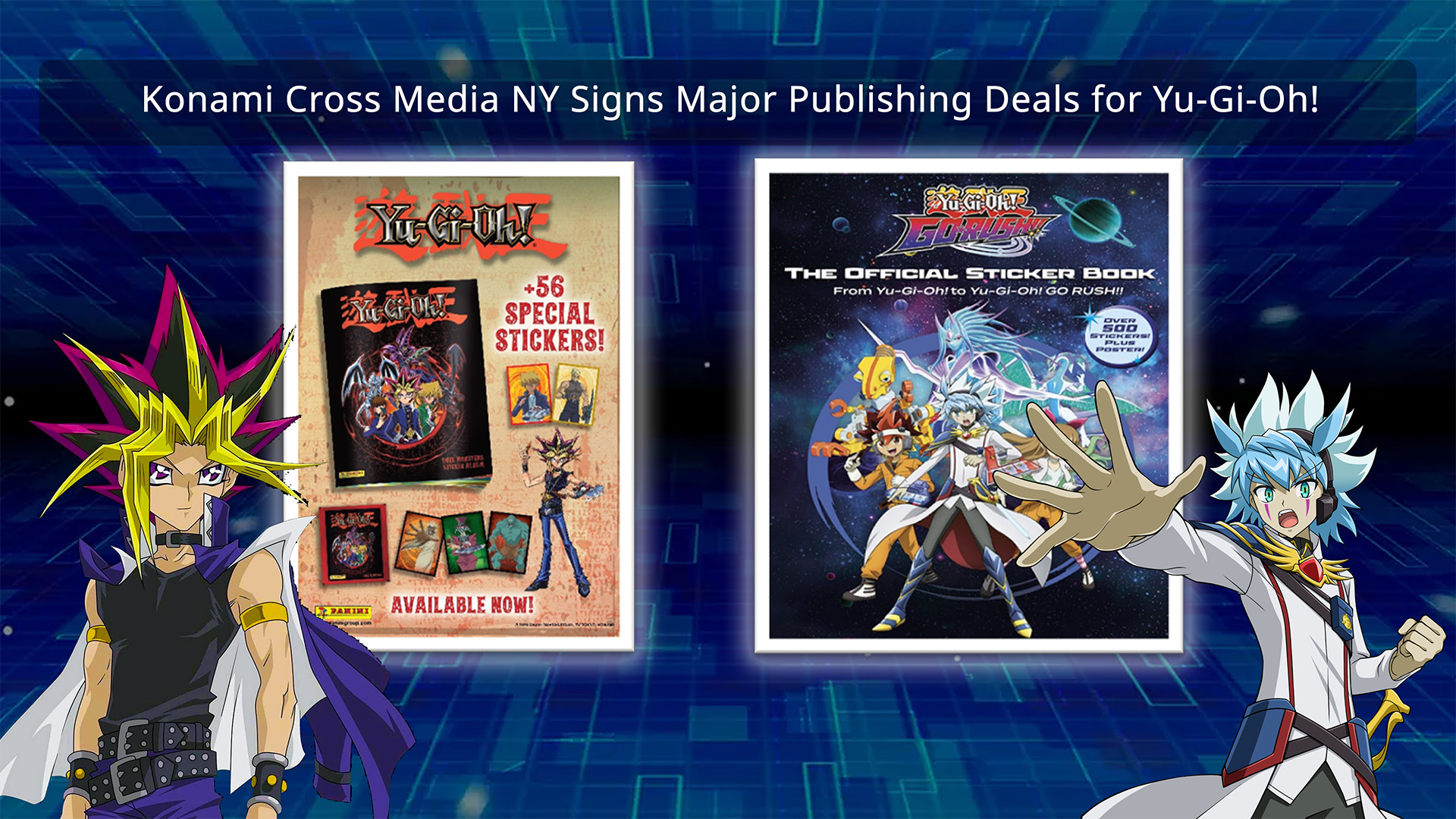 Konami Signs Major Publishing Deals for Yu-Gi-Oh! with Random House Children’s Books and Panini Group