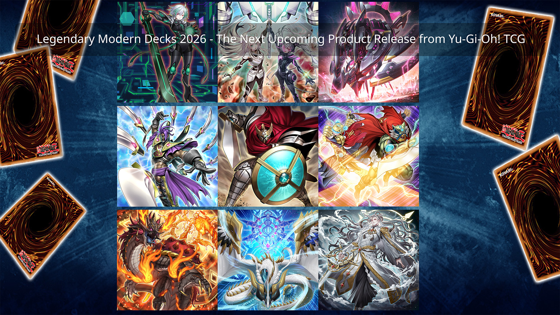 Legendary Modern Decks 2026 - The Next Upcoming Product Release from Yu-Gi-Oh! TCG