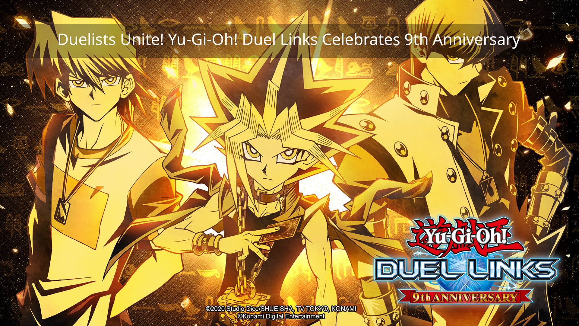 Duelists Unite! Yu-Gi-Oh! Duel Links Celebrates 9th Anniversary
